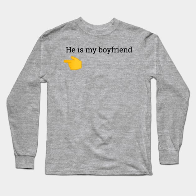 boyfriend couple Long Sleeve T-Shirt by Rizstor